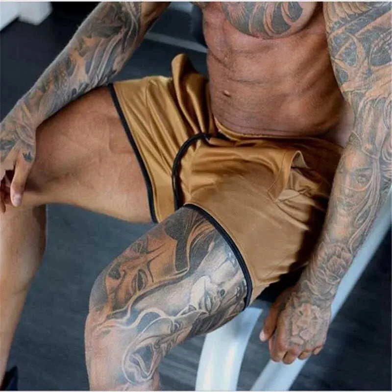 Summer Men Sports Shorts Fitness Basketball Beach Pants Mesh Breathable Bodybuilding Gym Training Shorts Men's Sweatpants